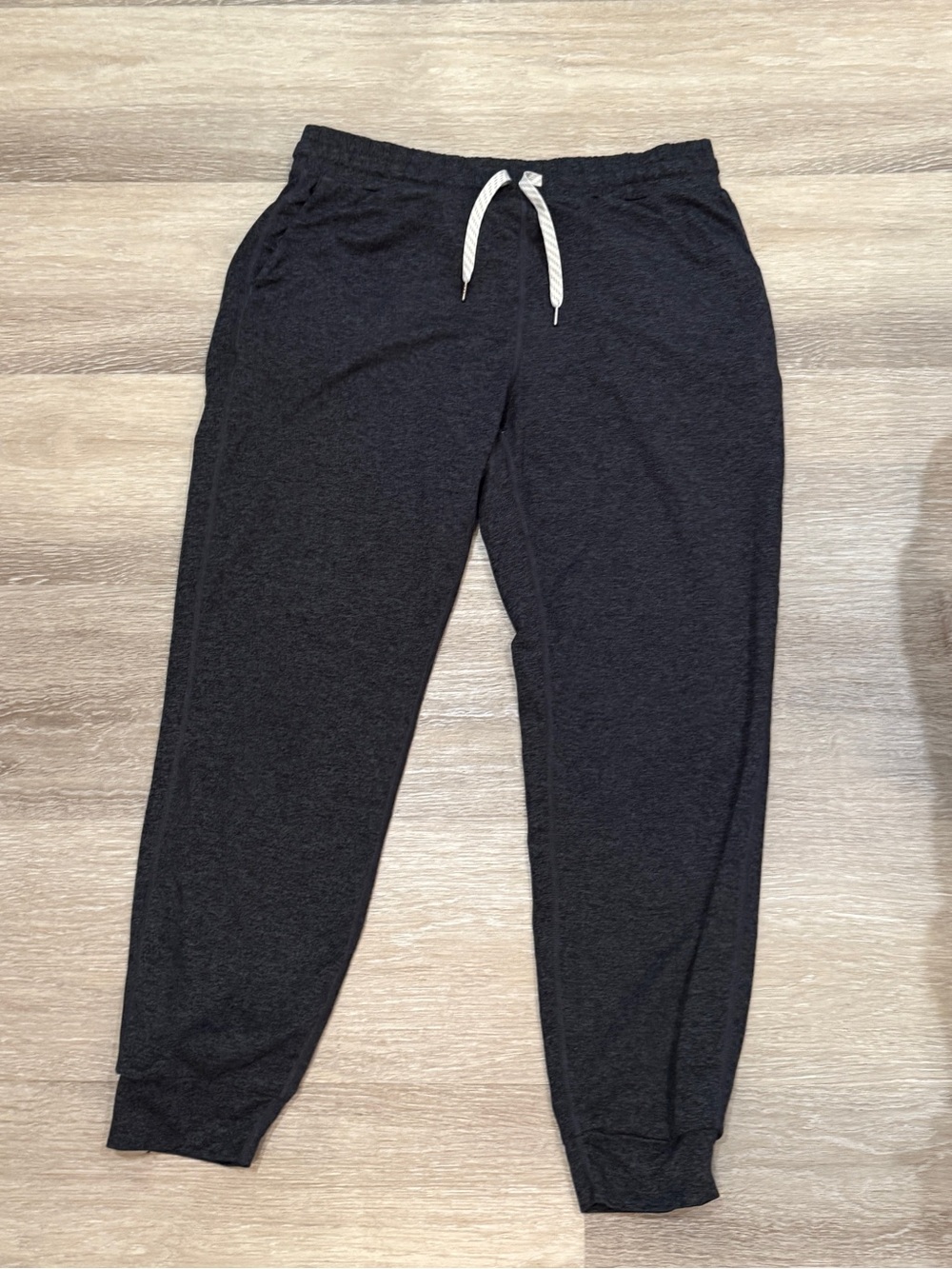 Vuori Charcoal Gray Joggers with Contrast Drawstring